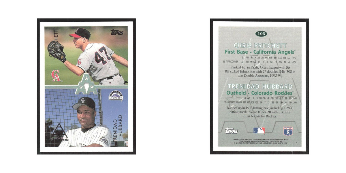 1996 Topps Chris Pritchett/Trenidad Hubbard #103