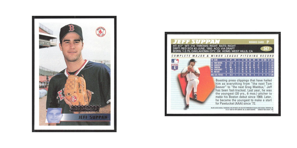 1996 Topps Jeff Suppan Red Sox #347
