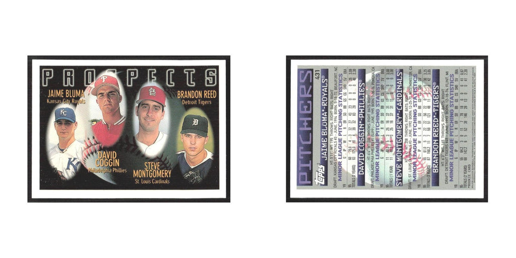 1996 Topps Jaime Bluma/Dave Coggin/Steve Montgomery/Brandon Reed #431