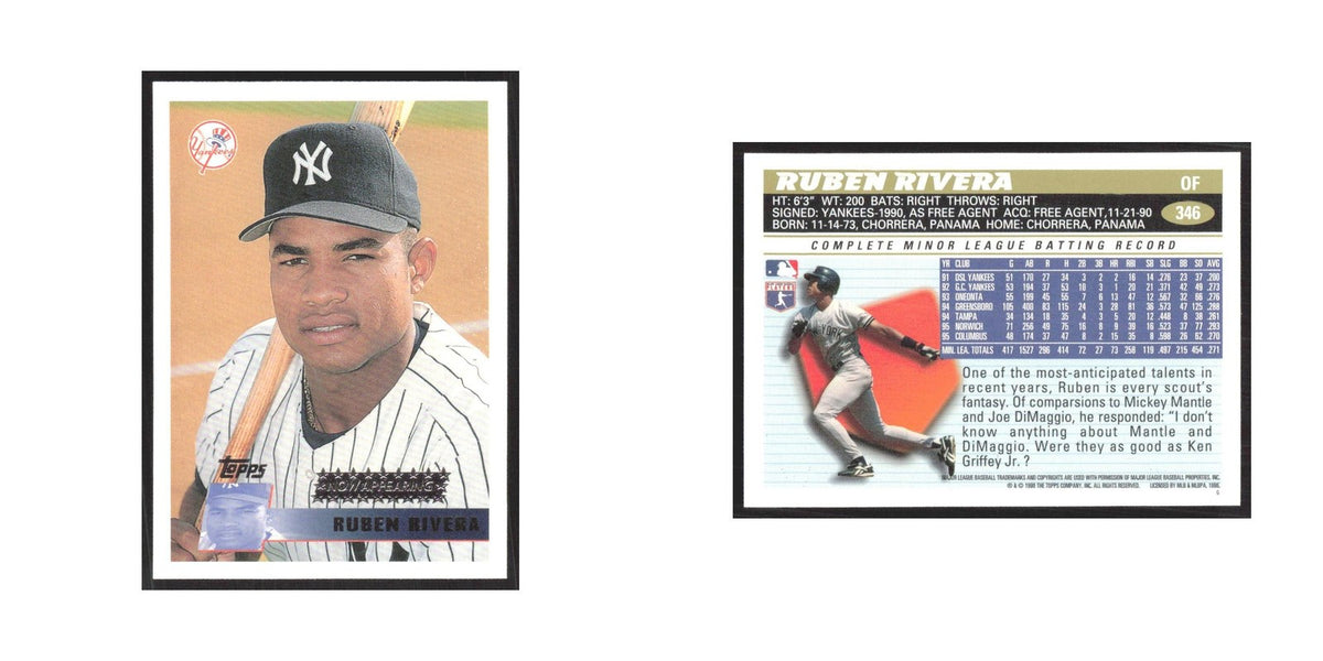 1996 Topps Ruben Rivera Yankees #346