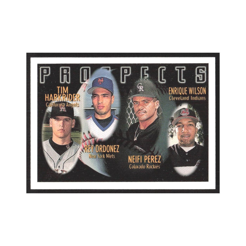 1996 Topps Tim Harkrider/Rey Ordonez/Neifi Perez/Enrique Wilson #427