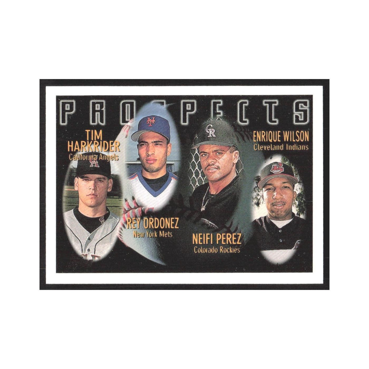 1996 Topps Tim Harkrider/Rey Ordonez/Neifi Perez/Enrique Wilson #427
