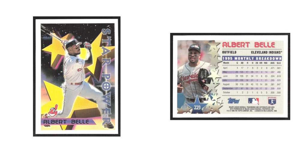 1996 Topps Albert Belle Indians #225