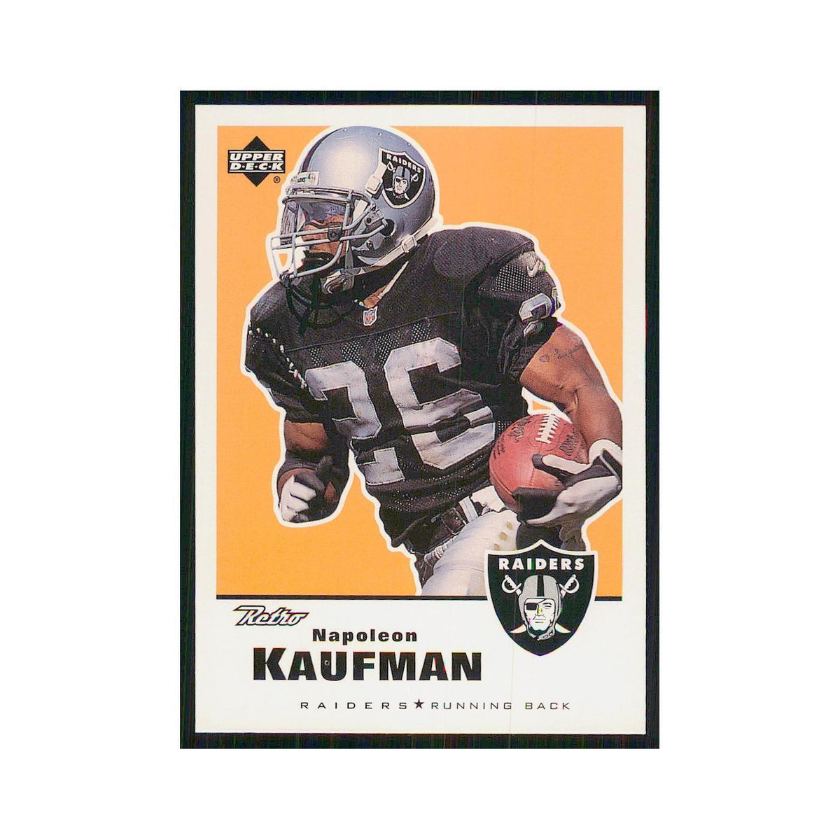 1999 Upper Deck Retro Napoleon Kaufman Raiders #116