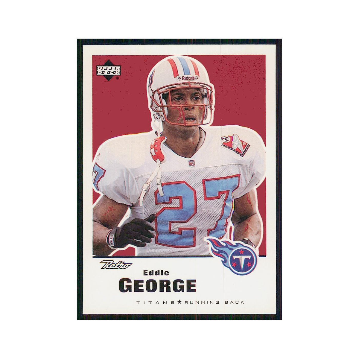 1999 Upper Deck Retro Eddie George Titans #156