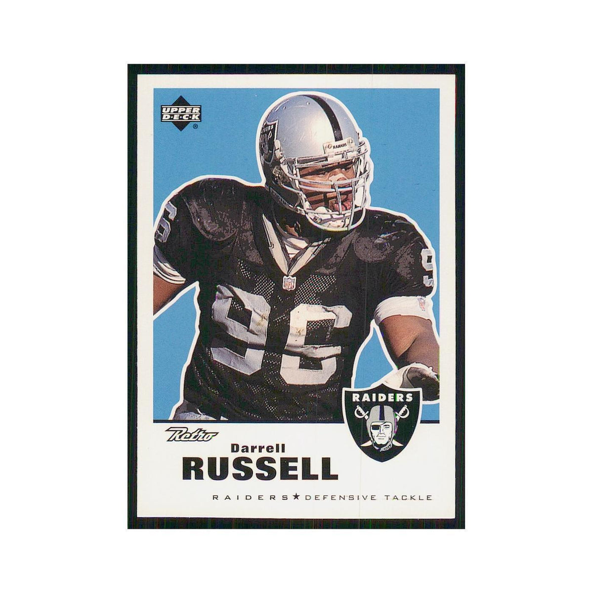 1999 Upper Deck Retro Darrell Russell Raiders #115