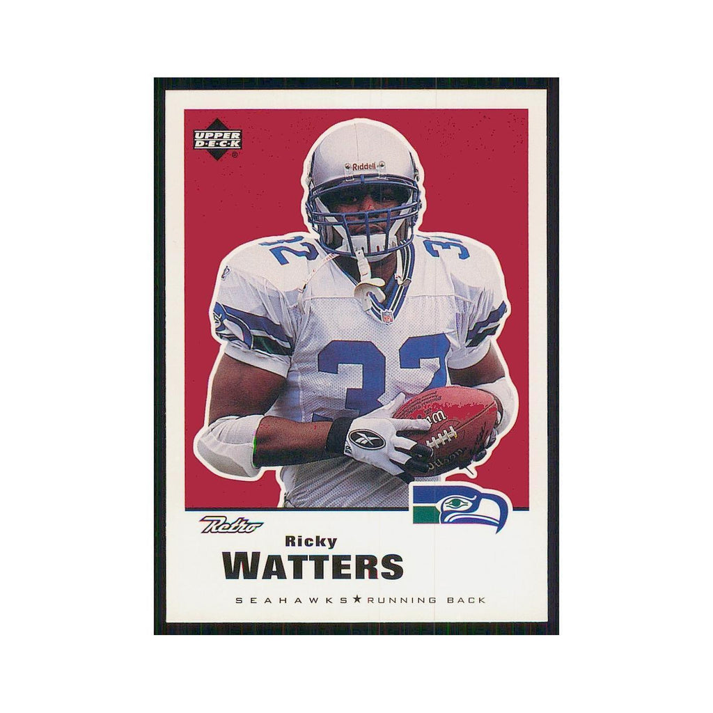 1999 Upper Deck Retro Ricky Watters Seahawks #148