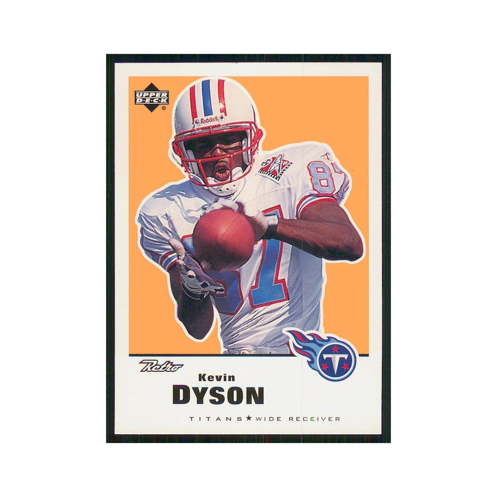 1999 Upper Deck Retro Kevin Dyson Titans #158