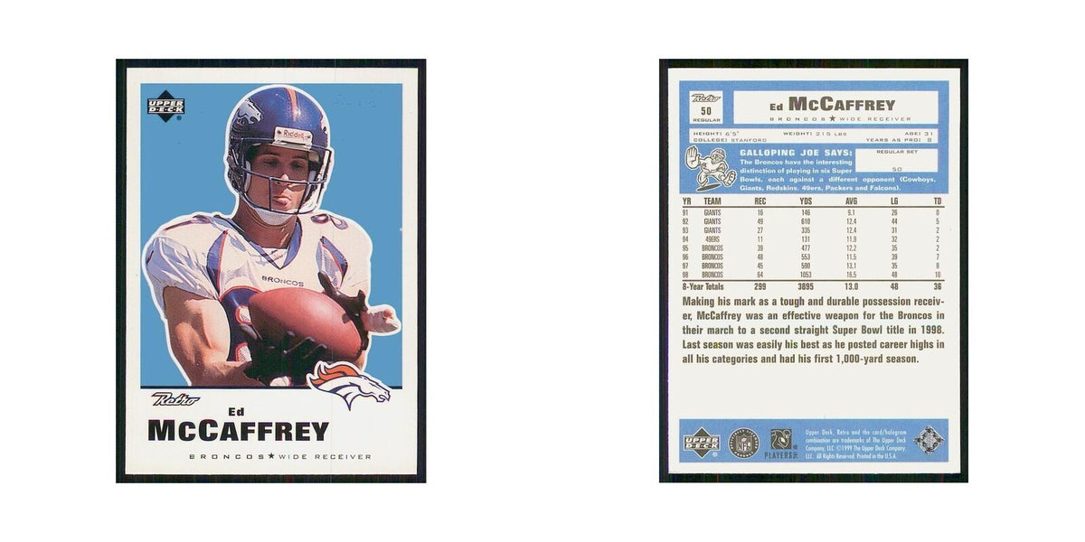 1999 Upper Deck Retro Ed McCaffrey Broncos #50