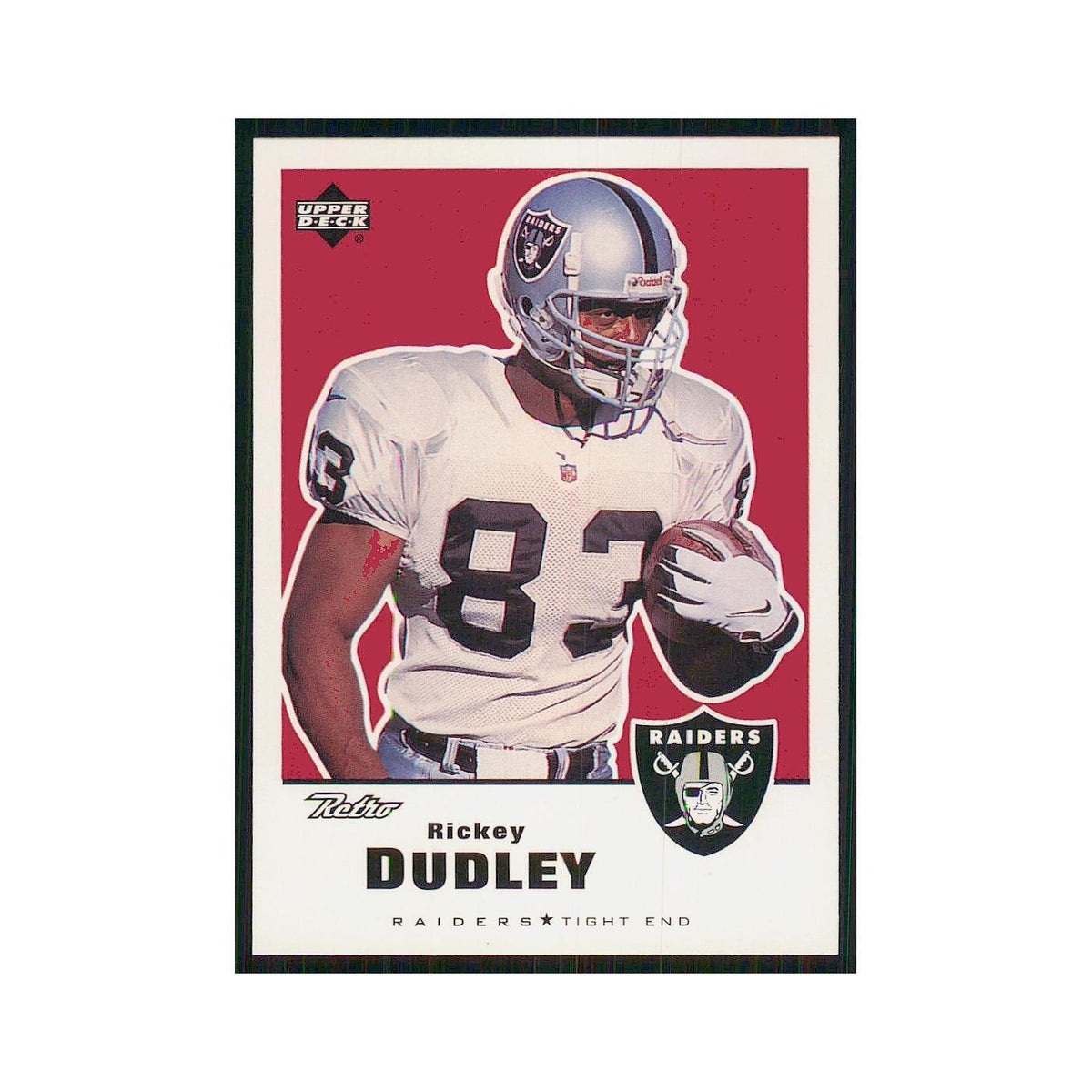 1999 Upper Deck Retro Rickey Dudley Raiders #114