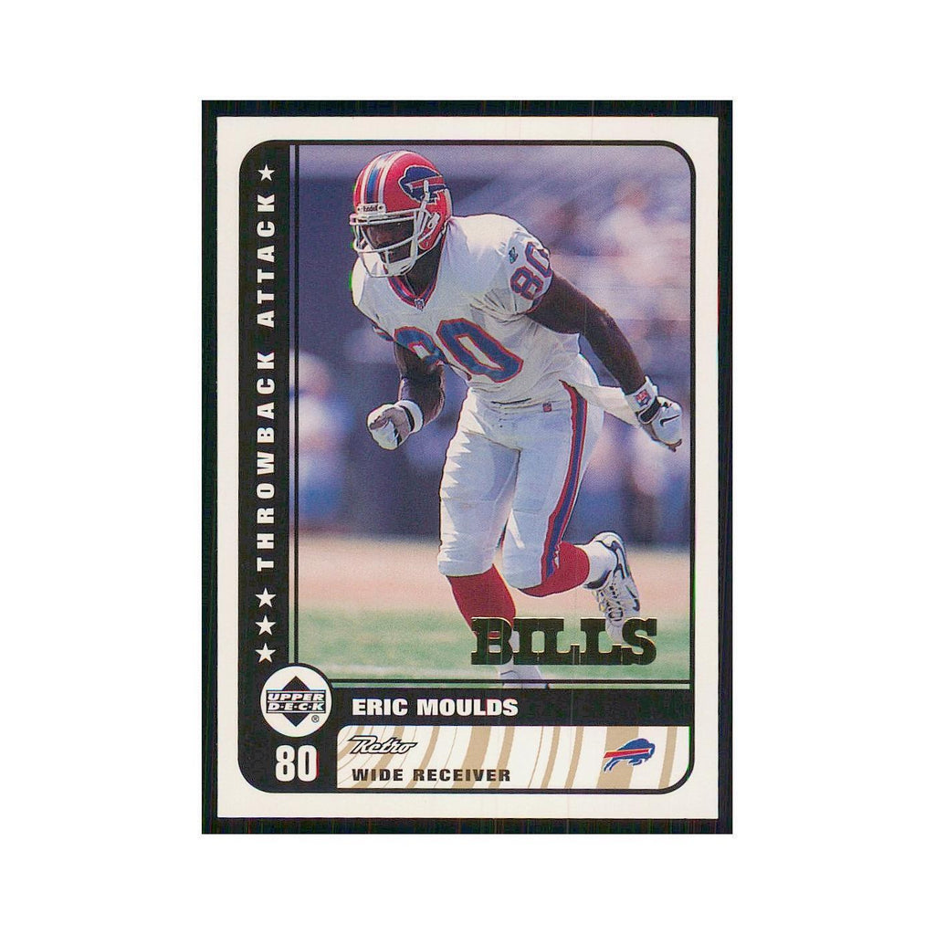 1999 Upper Deck Retro Throwback Attack Eric Moulds Bills #T4