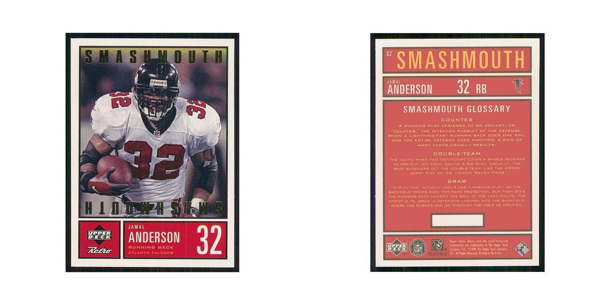 1999 Upper Deck Retro Smashmouth Jamal Anderson Falcons #S2