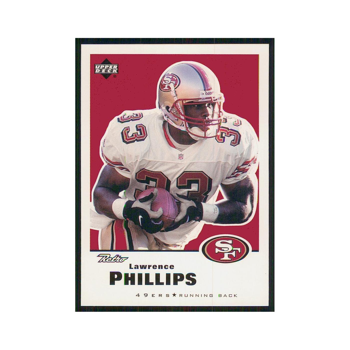 1999 Upper Deck Retro Lawrence Phillips 49ers #143