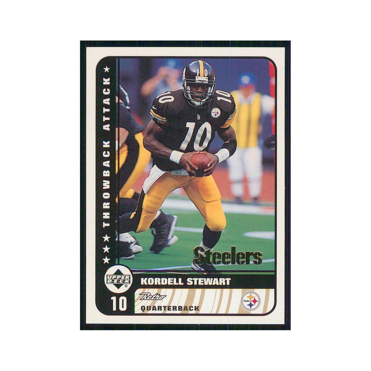1999 Upper Deck Retro Throwback Attack Kordell Stewart Steelers #T8