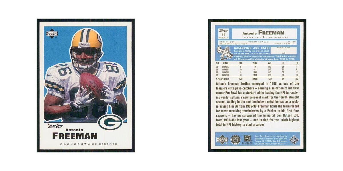 1999 Upper Deck Retro Antonio Freeman Packers #60