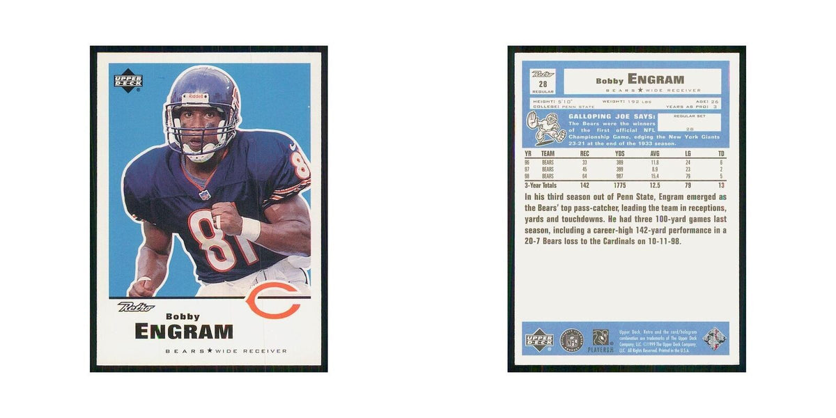 1999 Upper Deck Retro Bobby Engram Bears #28