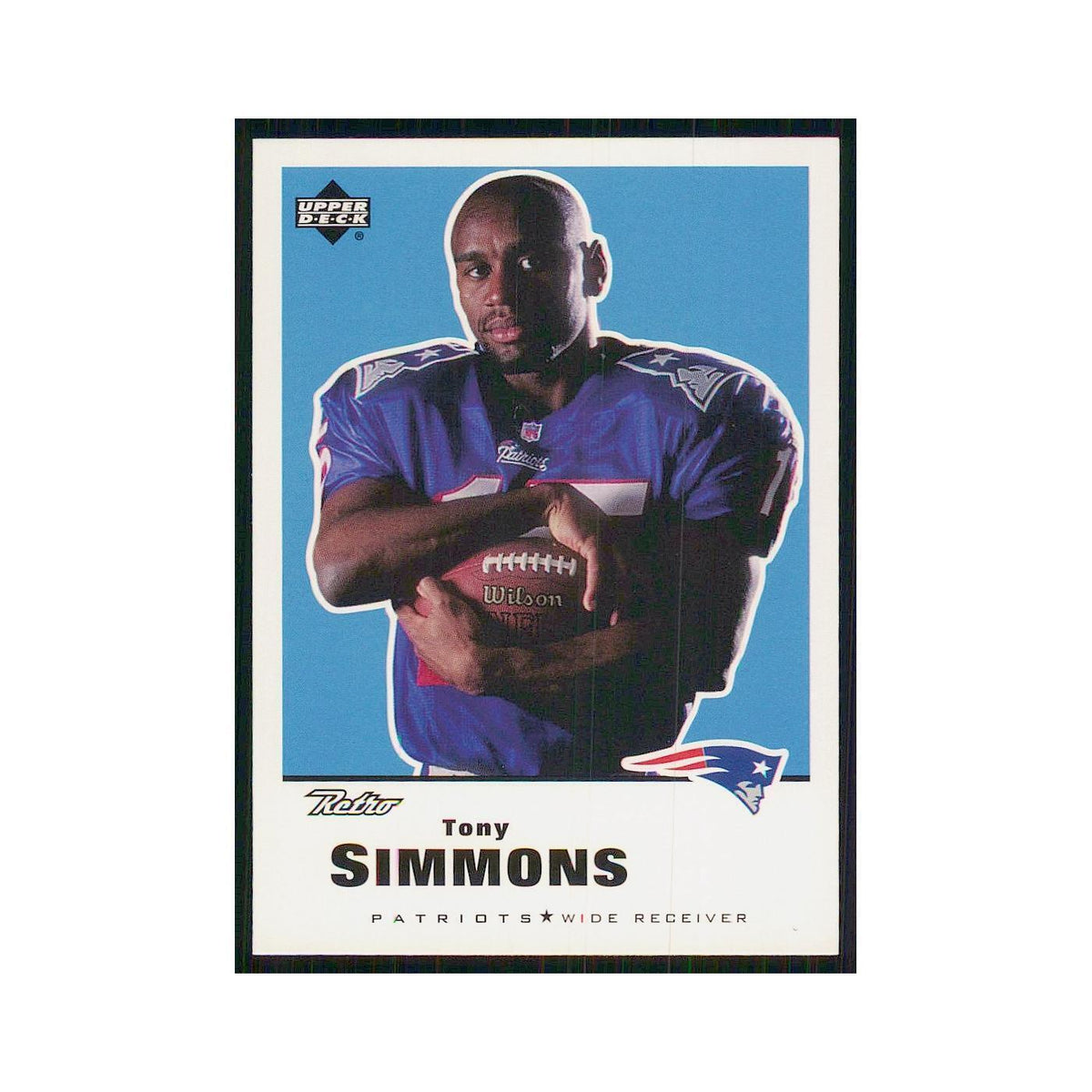 1999 Upper Deck Retro Tony Simmons Patriots #93