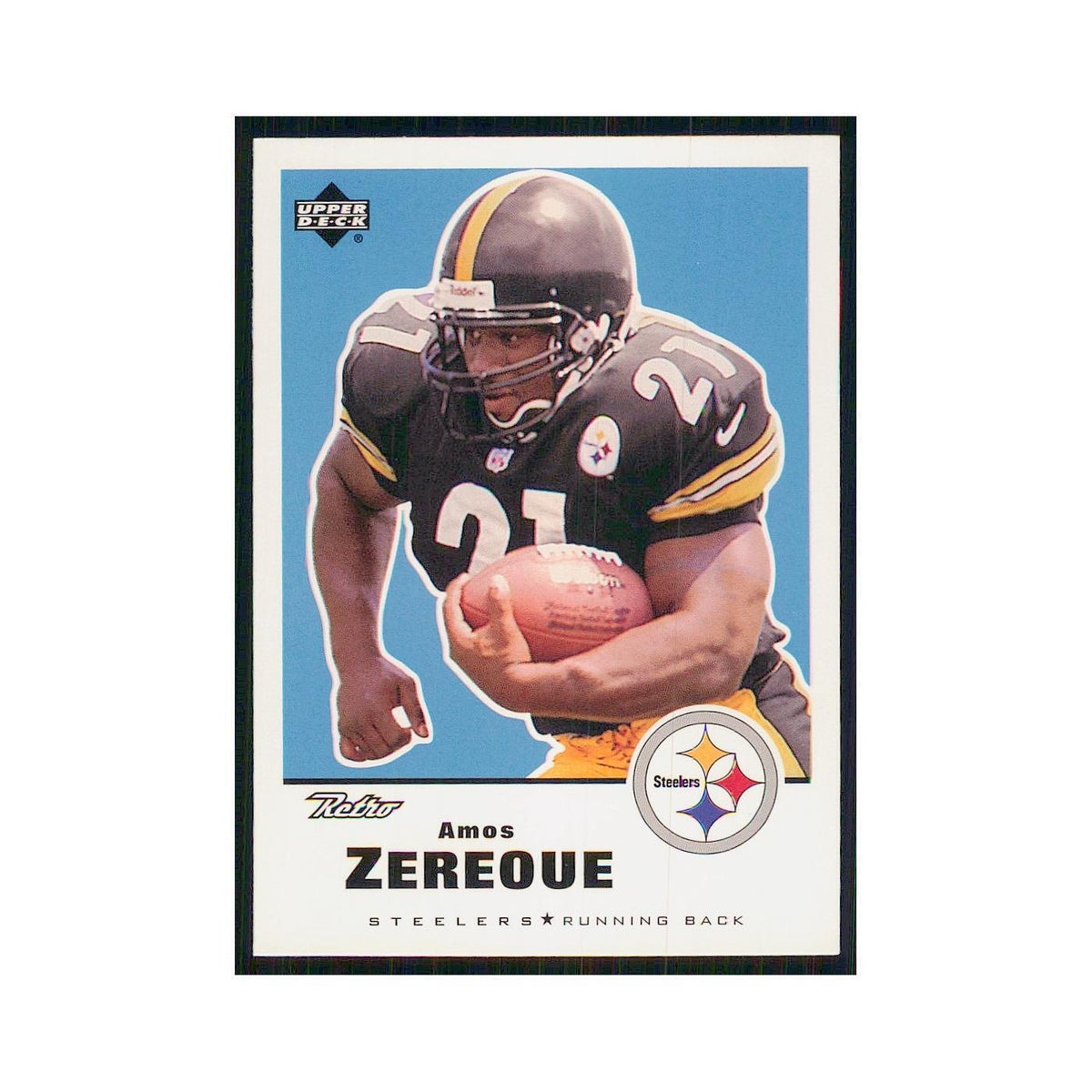 1999 Upper Deck Retro Amos Zereoue RC Steelers #126