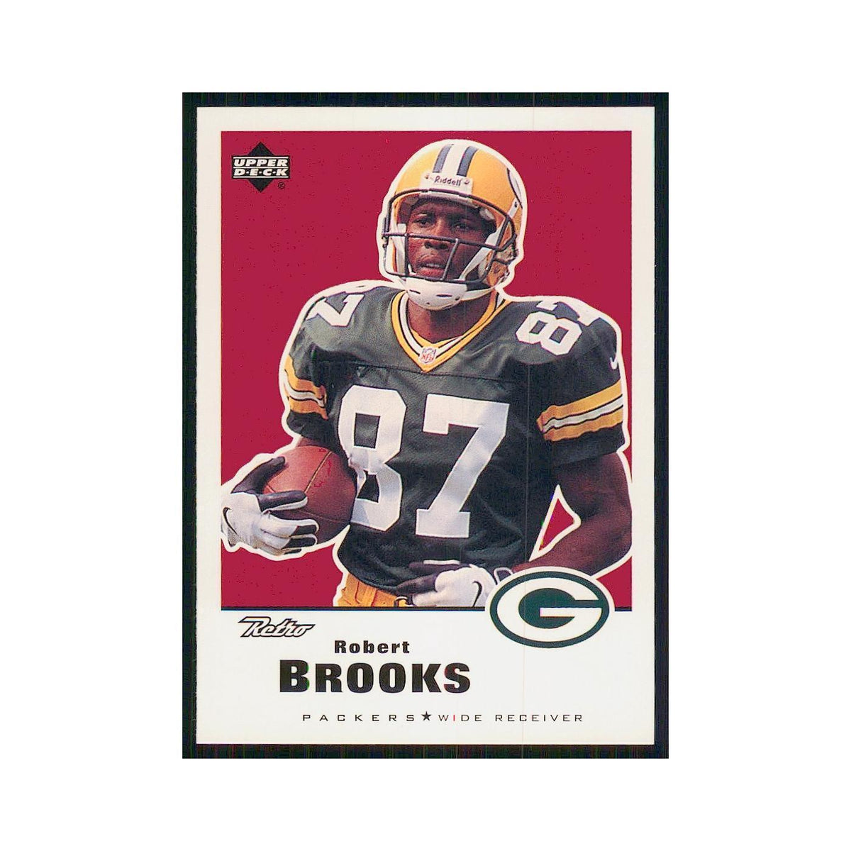 1999 Upper Deck Retro Robert Brooks Packers #61