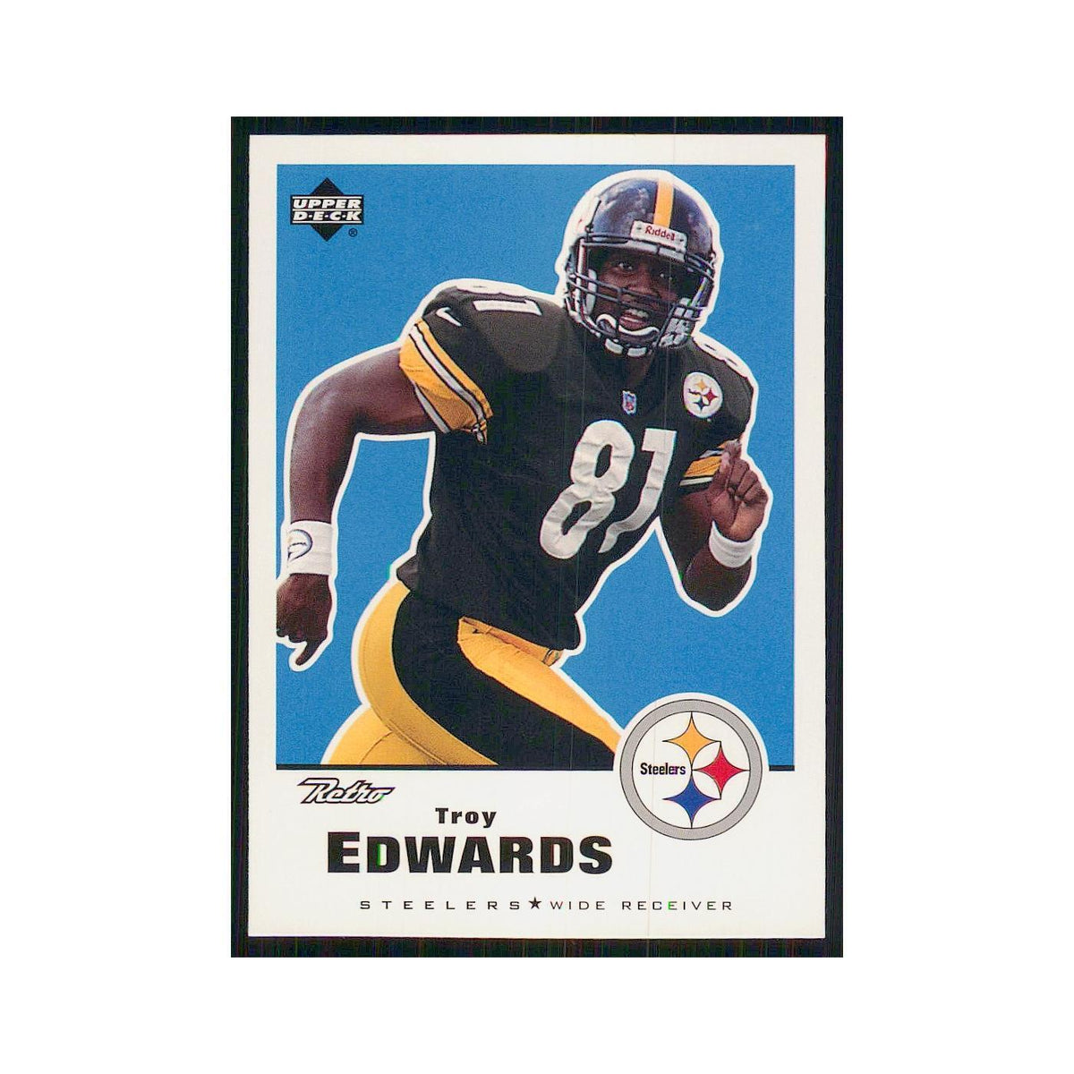 1999 Upper Deck Retro Troy Edwards RC Steelers #125