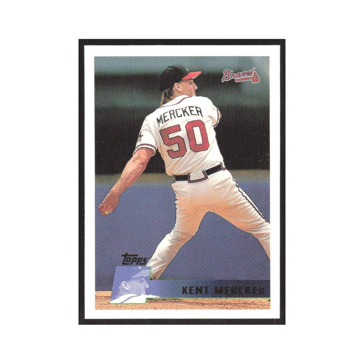 1996 Topps Kent Mercker Braves #266