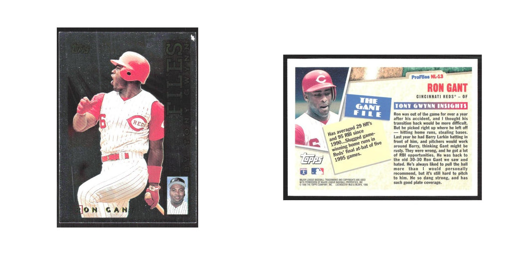 1996 Topps Ron Gant Reds #NL-13