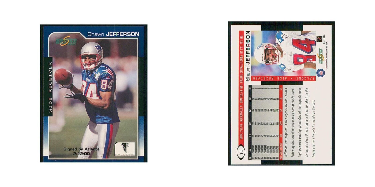 2000 Score Shawn Jefferson Falcons #10