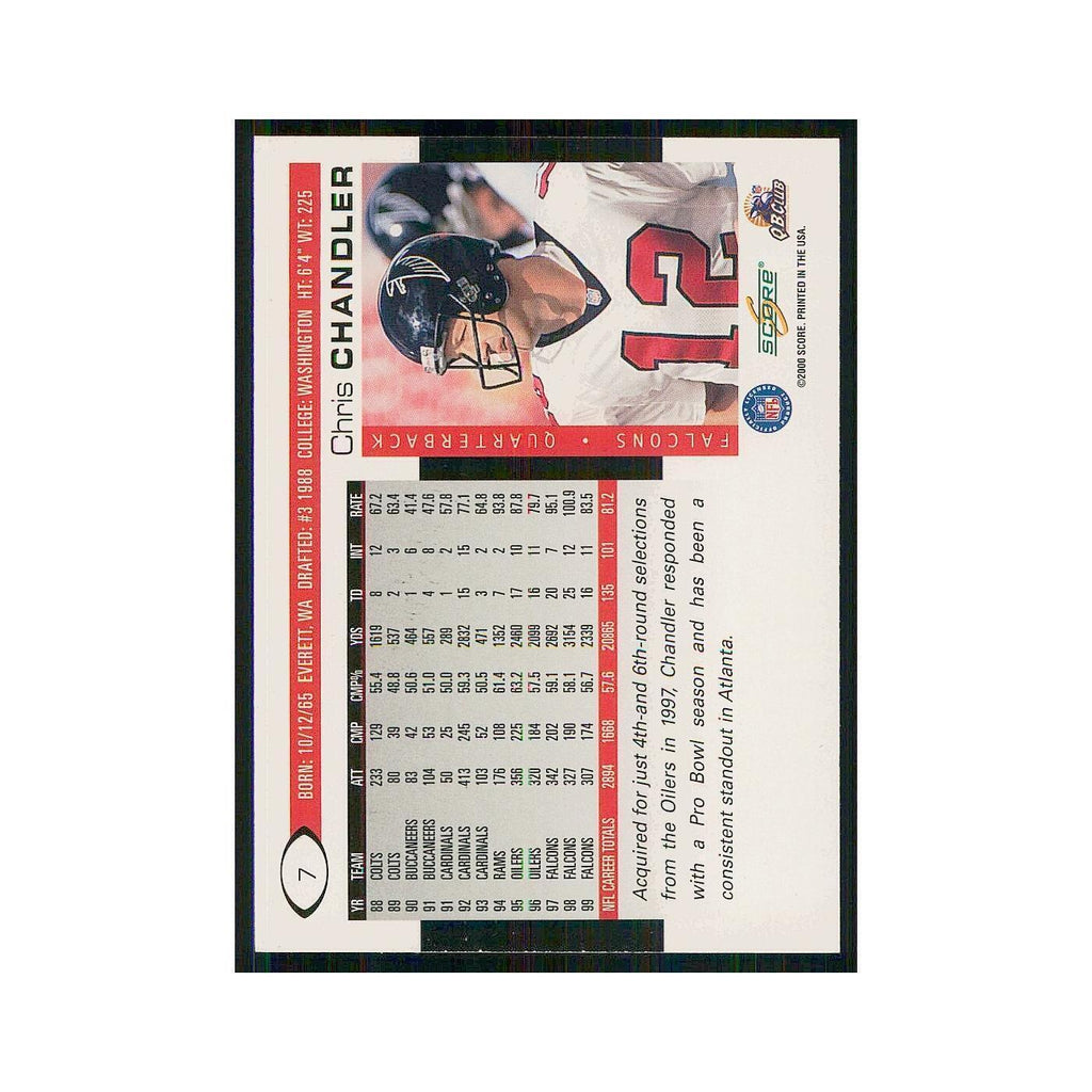 2000 Score Chris Chandler Falcons #7