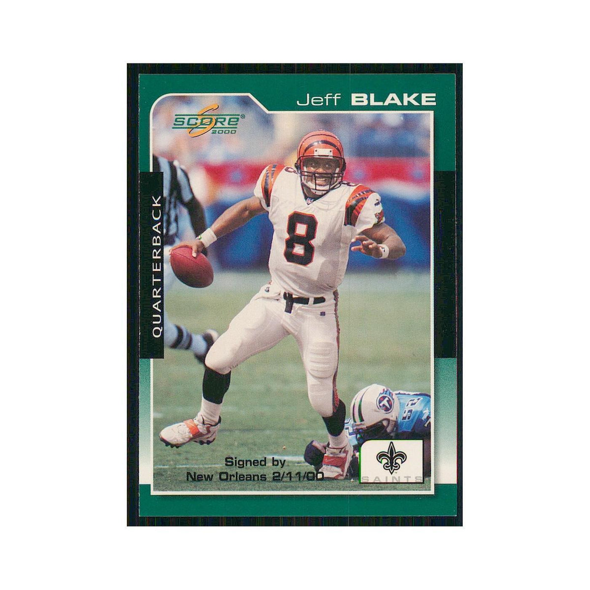 2000 Score Jeff Blake Saints #125