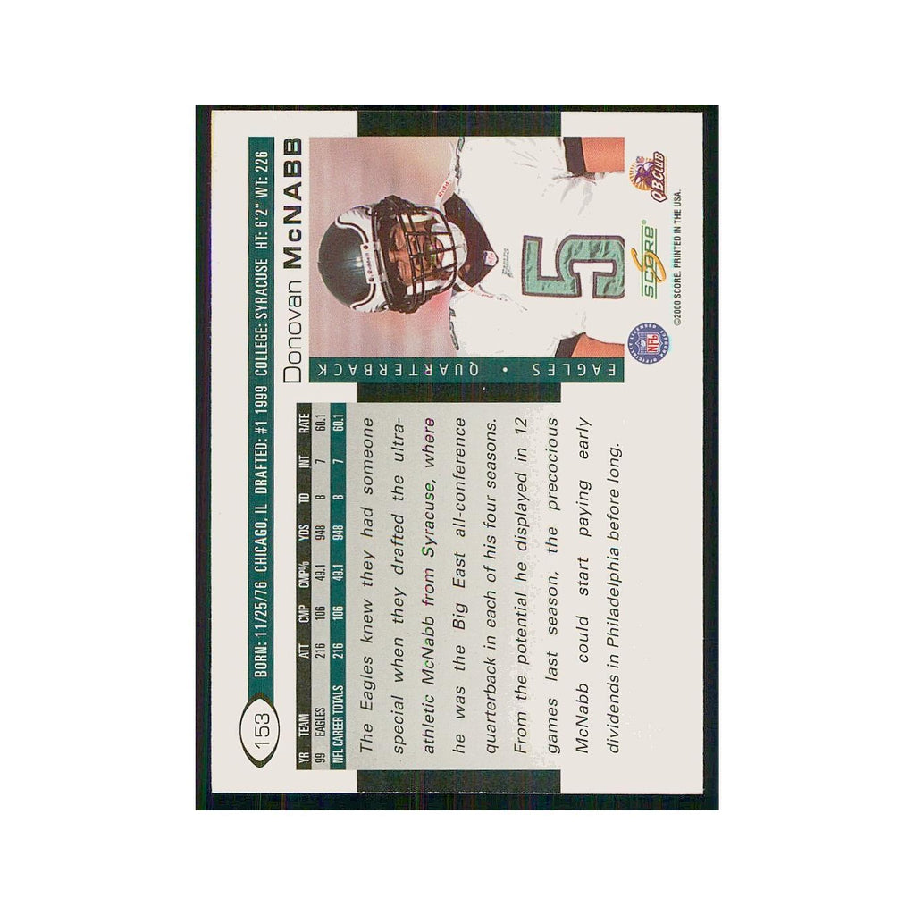 2000 Score Donovan McNabb Eagles #153