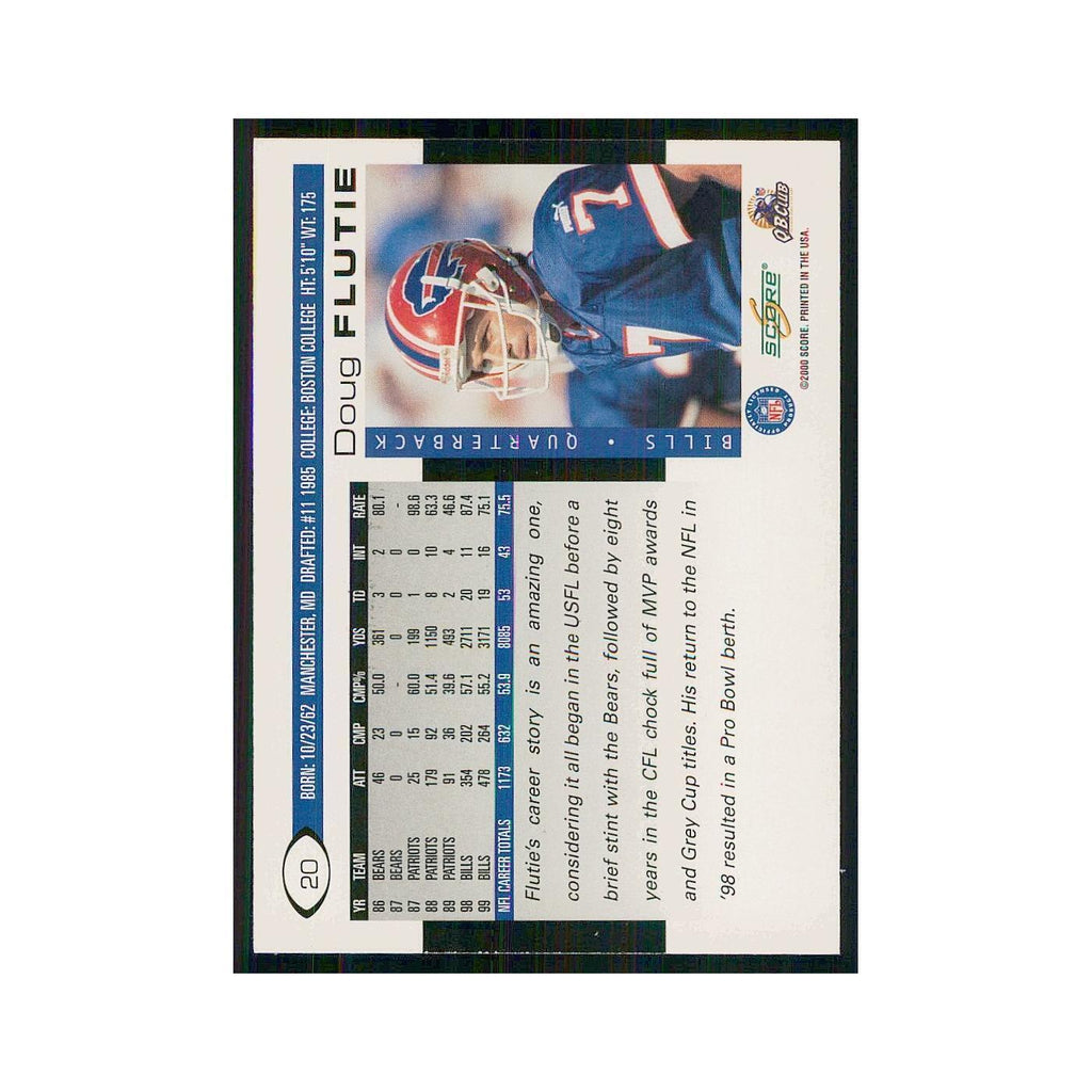2000 Score Doug Flutie Bills #20