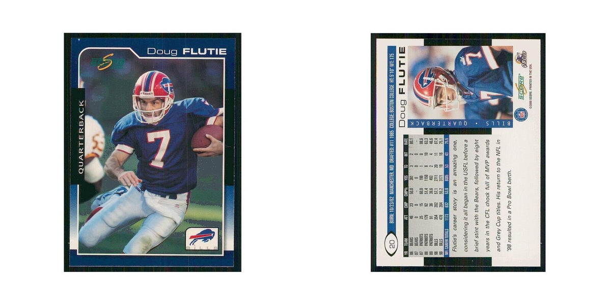 2000 Score Doug Flutie Bills #20