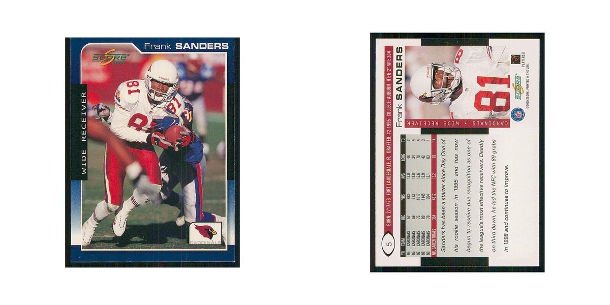 2000 Score Frank Sanders Cardinals #5