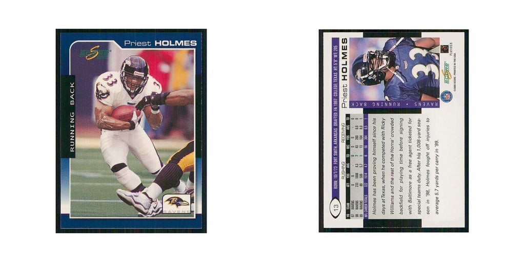 2000 Score Priest Holmes Ravens #13