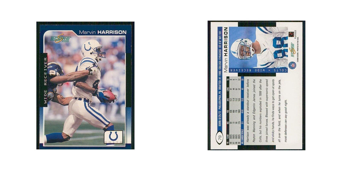 2000 Score Marvin Harrison Colts #79