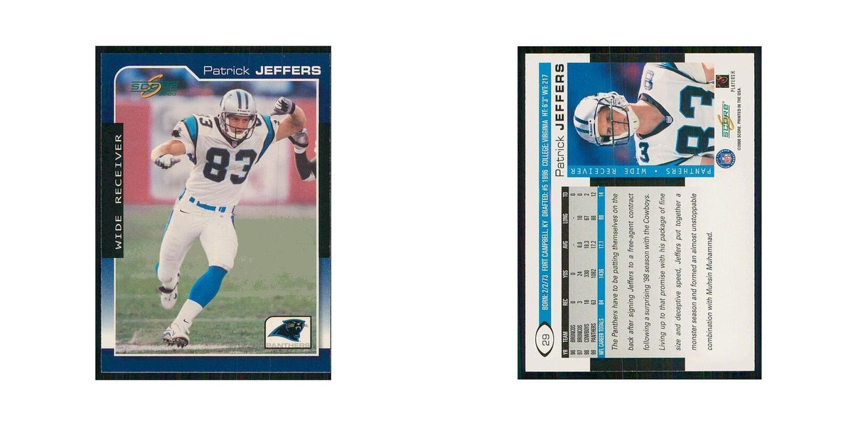 2000 Score Patrick Jeffers Panthers #29