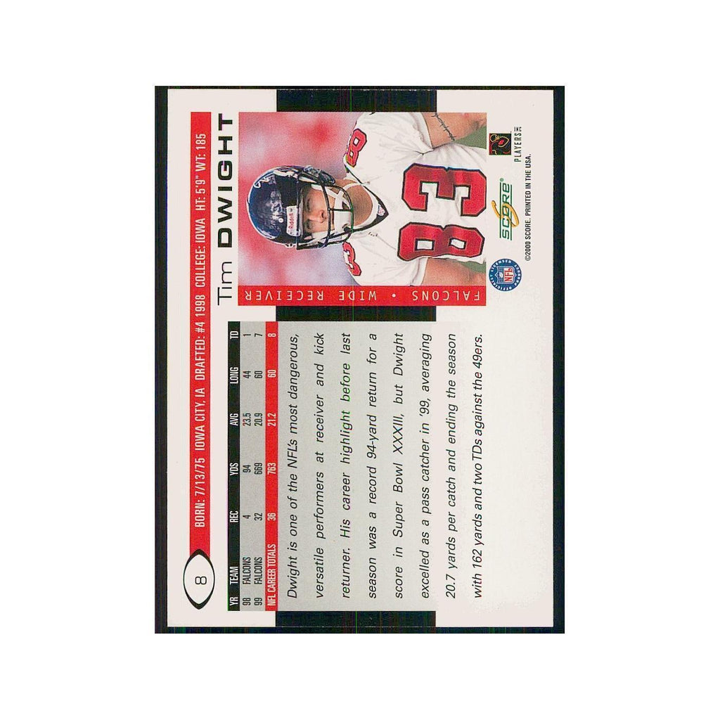 2000 Score Tim Dwight Falcons #8