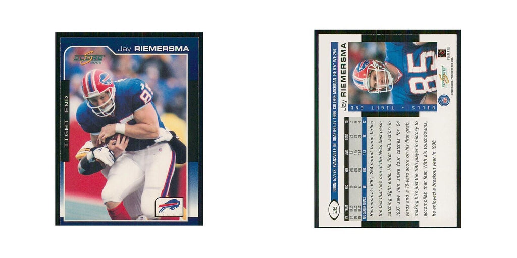 2000 Score Jay Riemersma Bills #26
