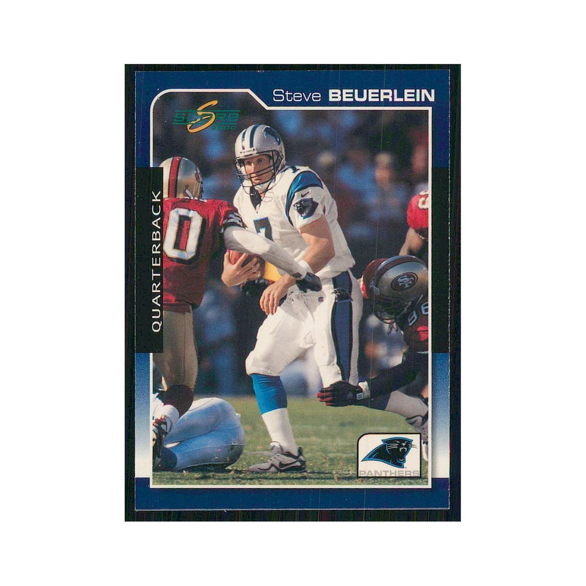 2000 Score Steve Beuerlein Panthers #31