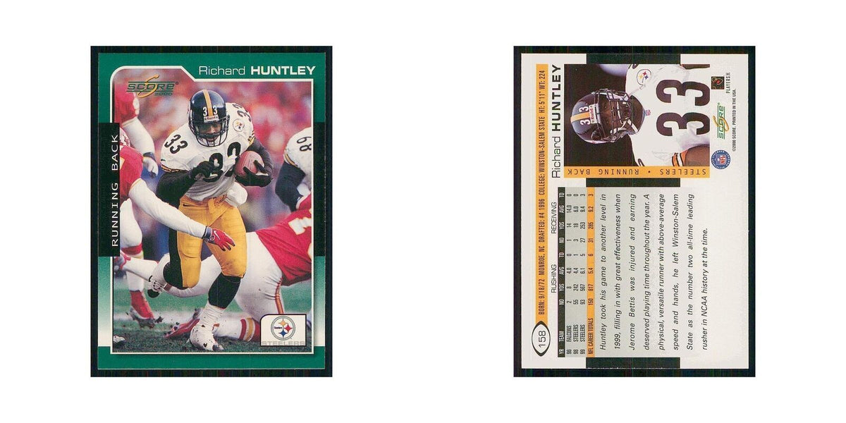 2000 Score Richard Huntley Steelers #158