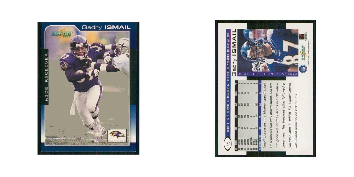 2000 Score Qadry Ismail Ravens #15
