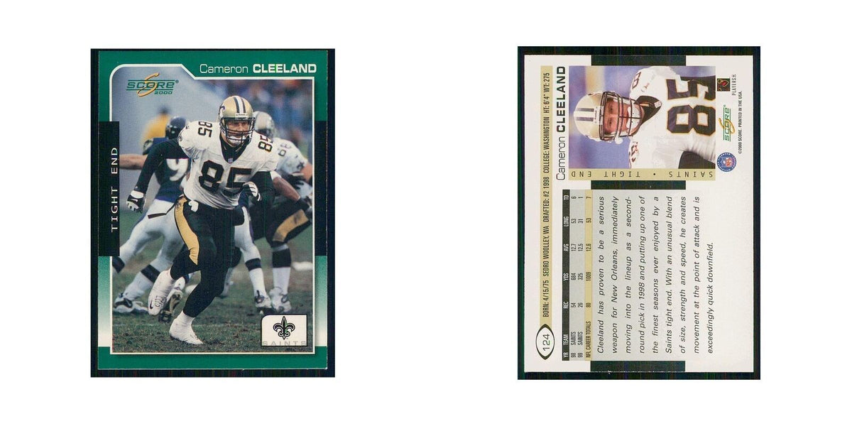 2000 Score Cameron Cleeland Saints #124