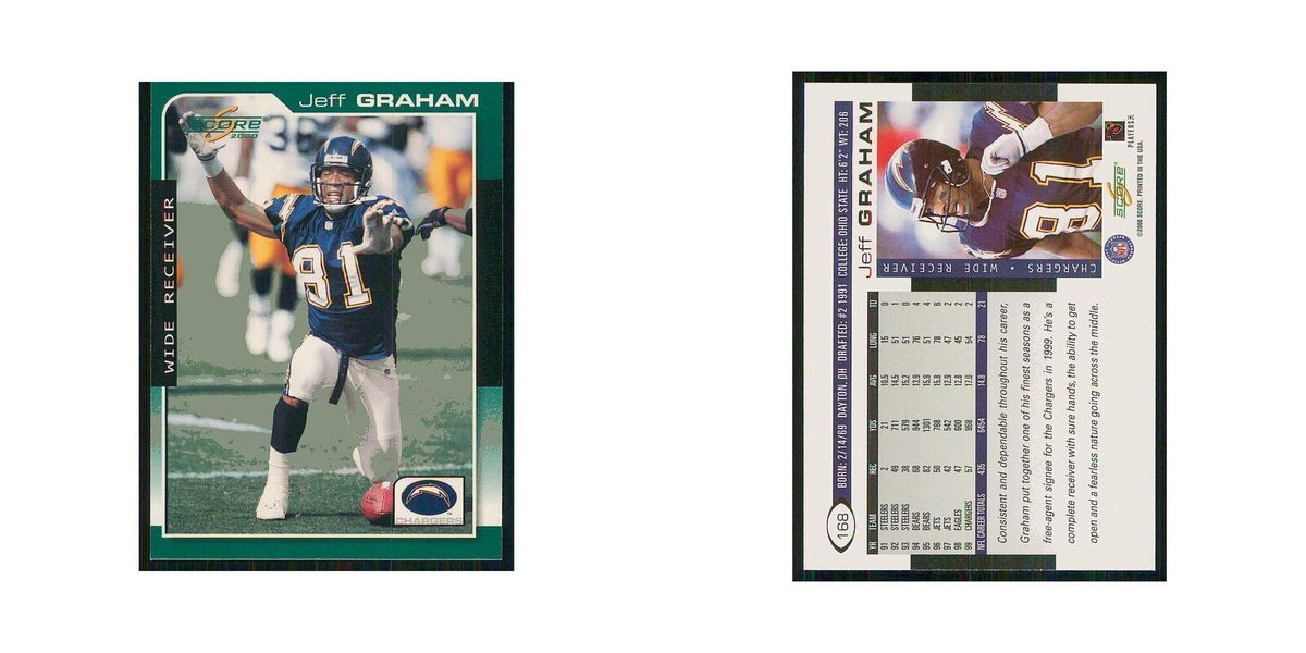 2000 Score Jeff Graham San Diego Chargers #168