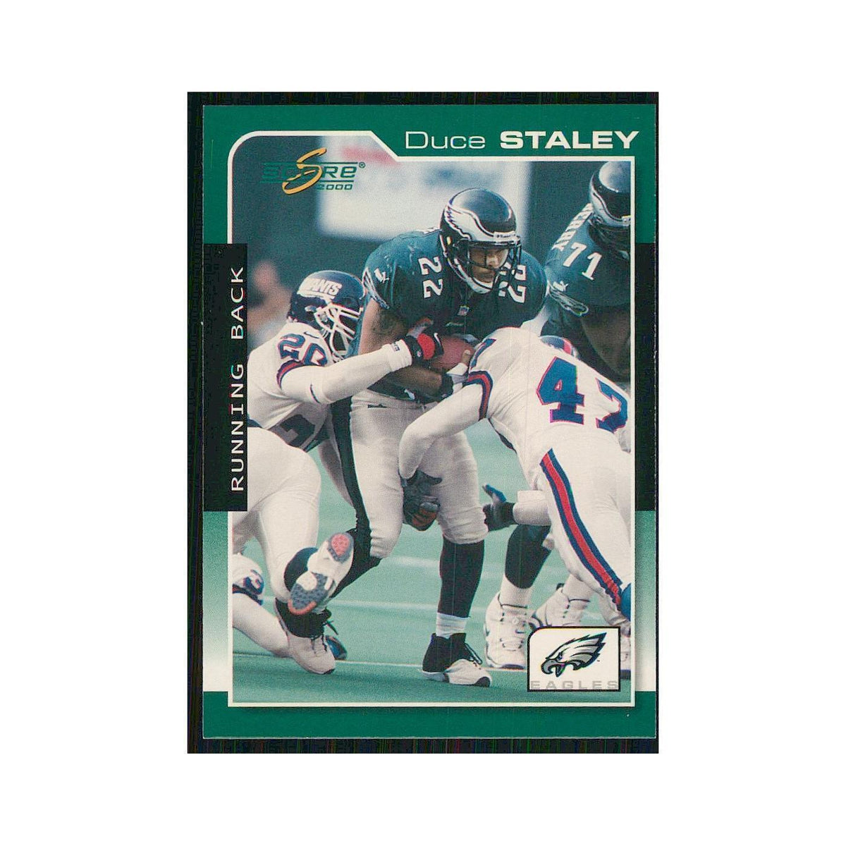 2000 Score Duce Staley Eagles #151