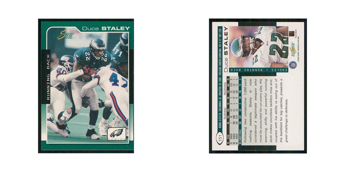 2000 Score Duce Staley Eagles #151