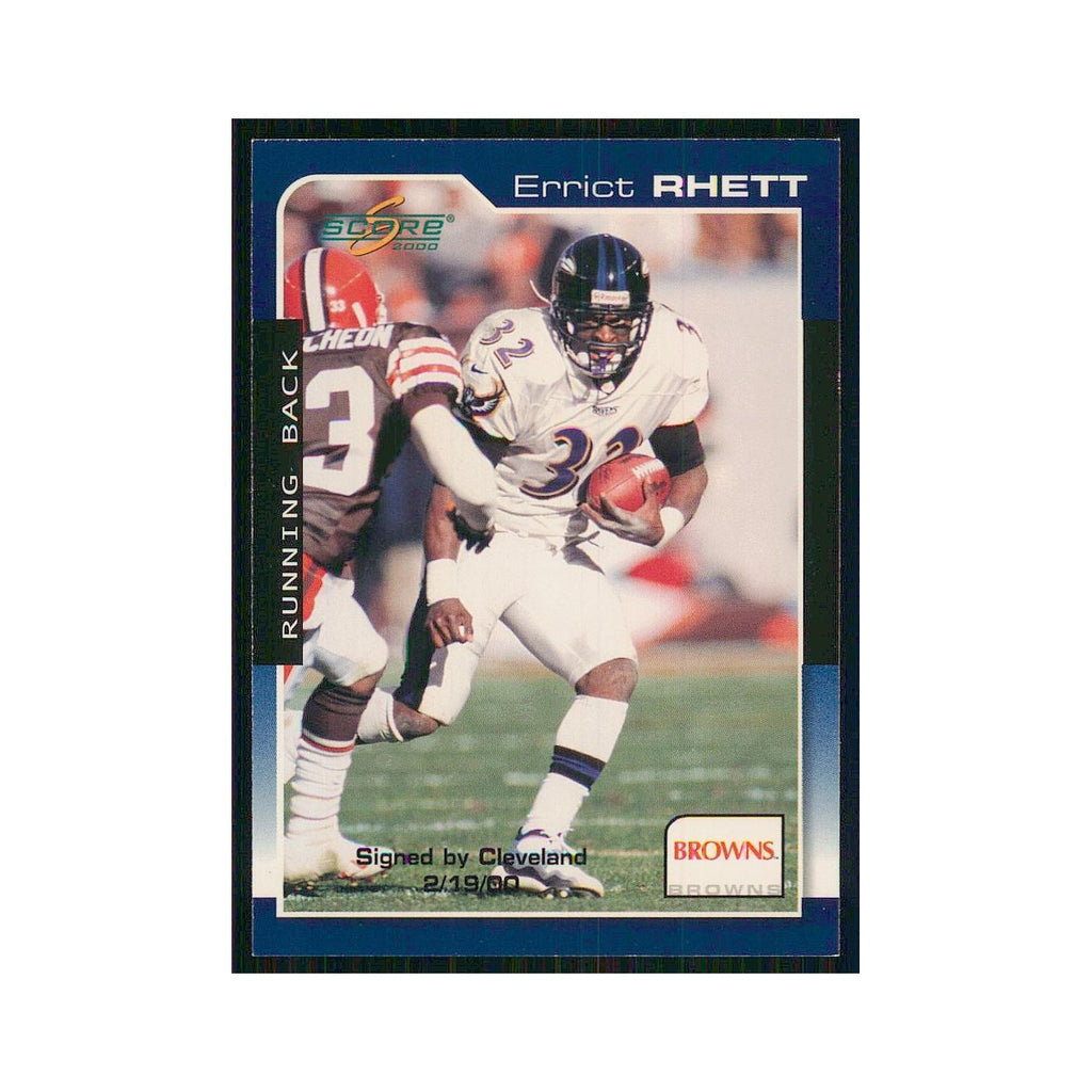 2000 Score Errict Rhett Browns #42