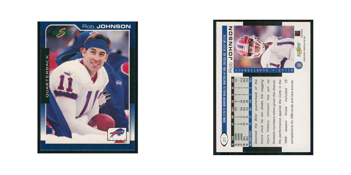 2000 Score Rob Johnson Bills #21