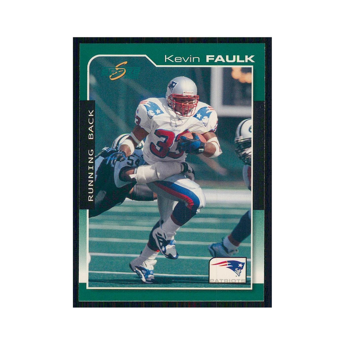 2000 Score Kevin Faulk Patriots #117