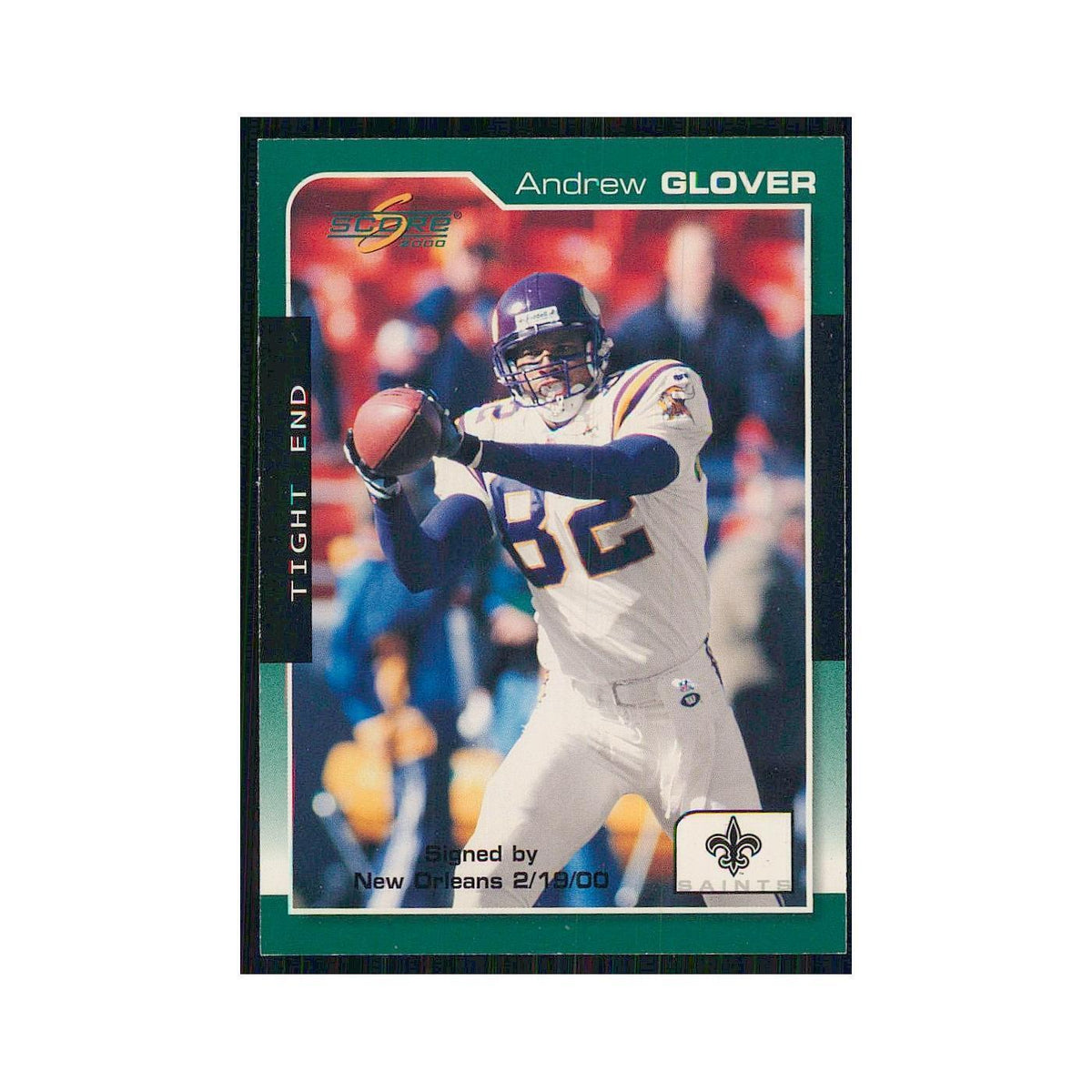 2000 Score Andrew Glover Saints #129