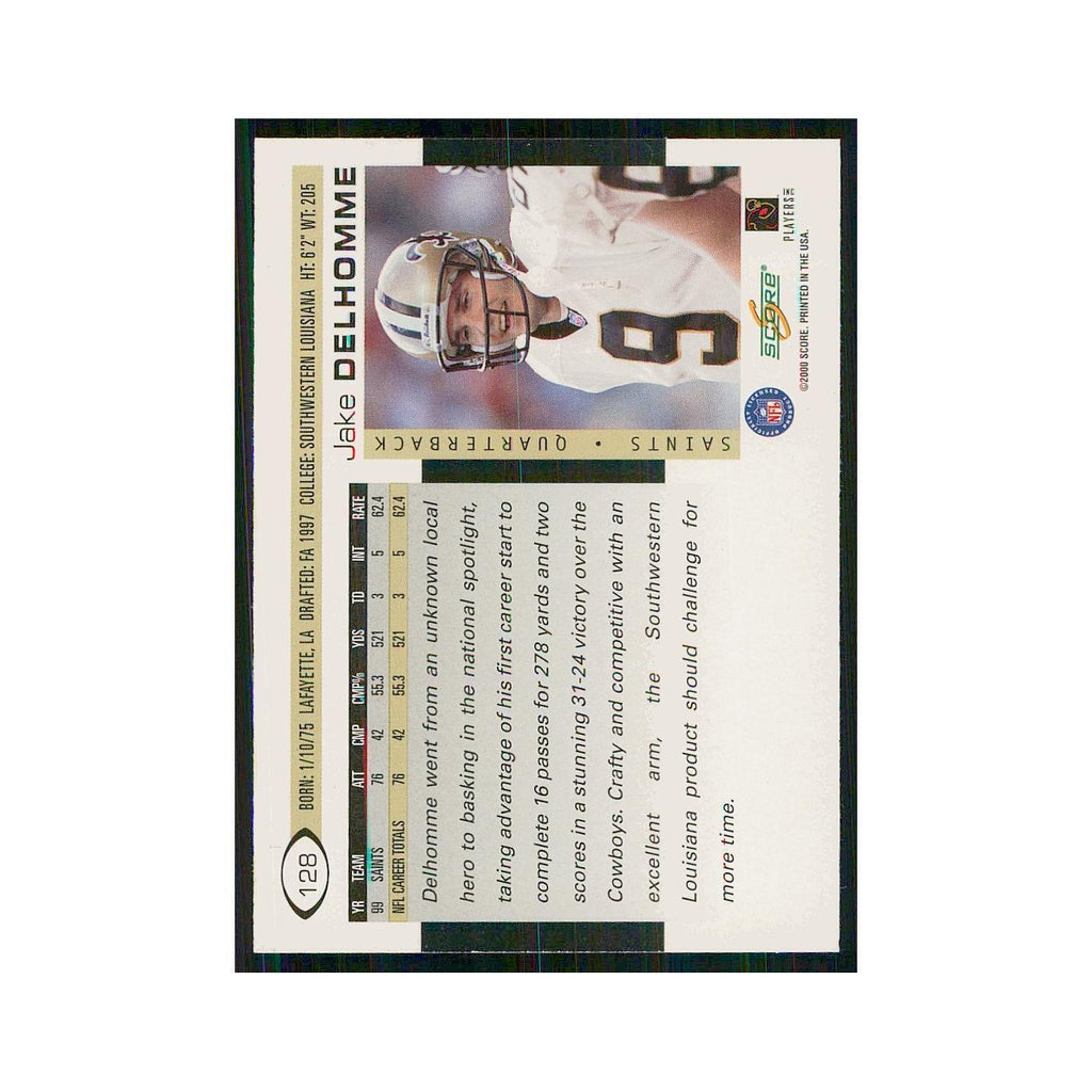 2000 Score Jake Delhomme RC Saints #128